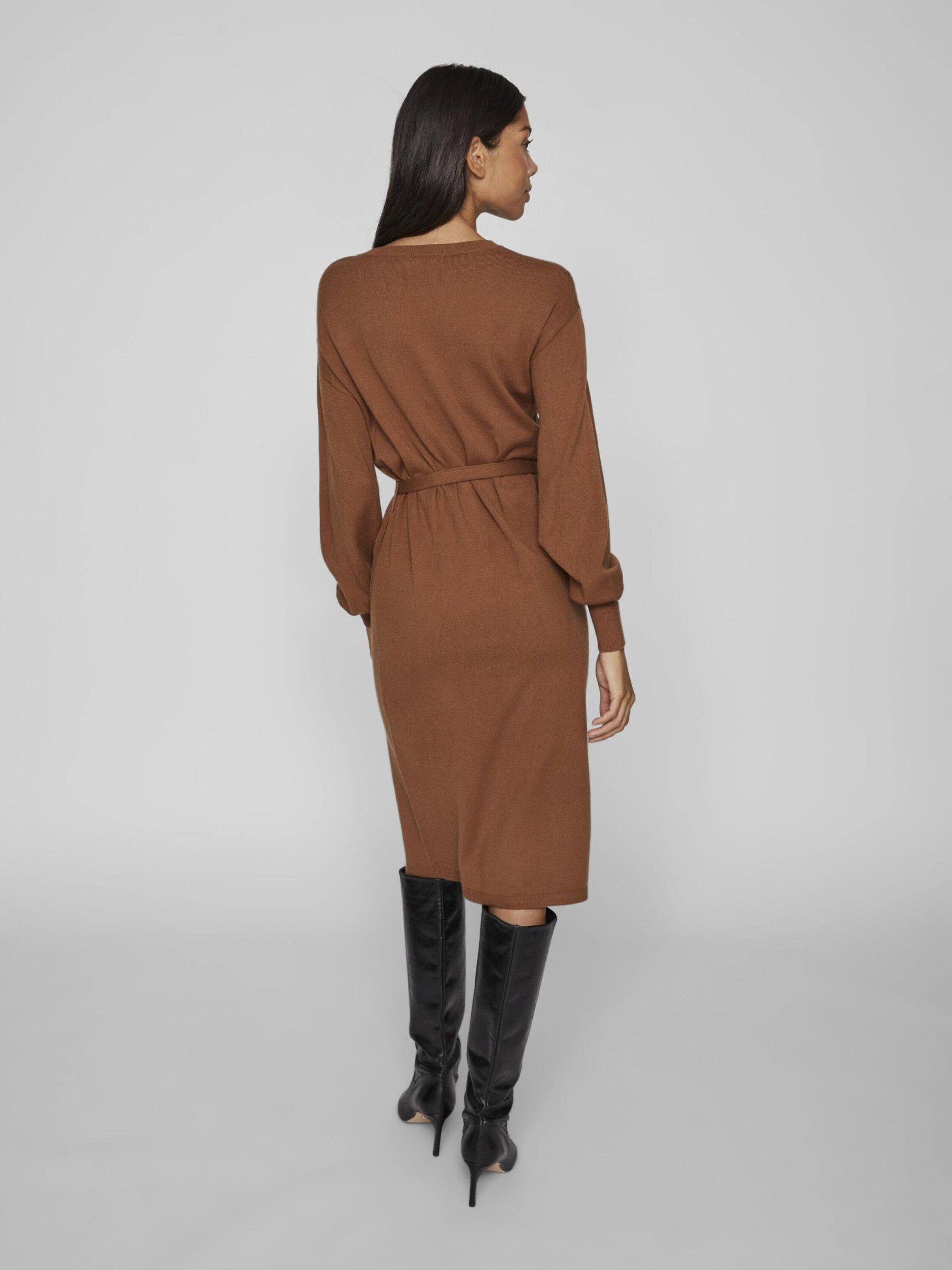 Vila Strickkleid VIRicky (1-tlg) Plain/ohne Details – Bild 3 von 5