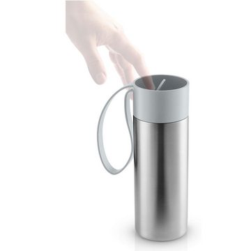 Eva Solo Coffee-to-go-Becher To Go Cup Edelstahl/Kunststoff Marmor Grau 0.35 L, Edelstahl