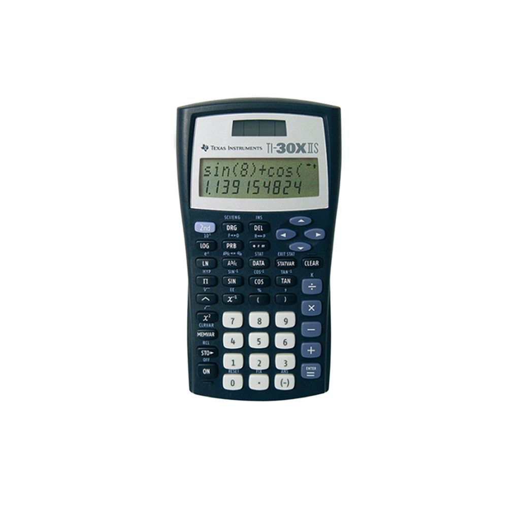 Texas Instruments Taschenrechner TI-30XIIS inkl. WYNGS Schutztasche Türkis – Bild 2 von 5