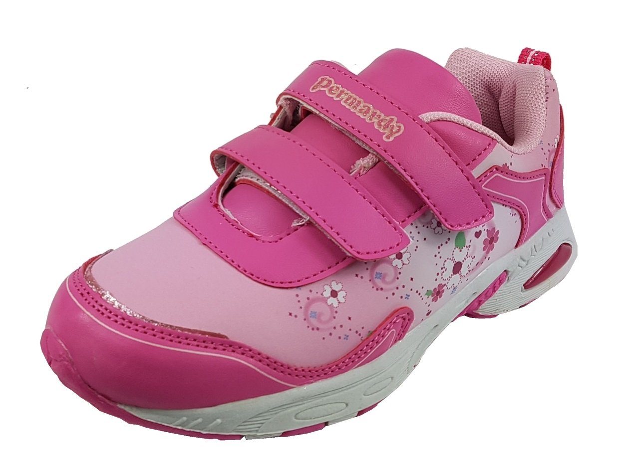 Kletterschuh praktischem Pink Fashion Sneaker Girls A1806 Klettverschluss, mit Mädchen