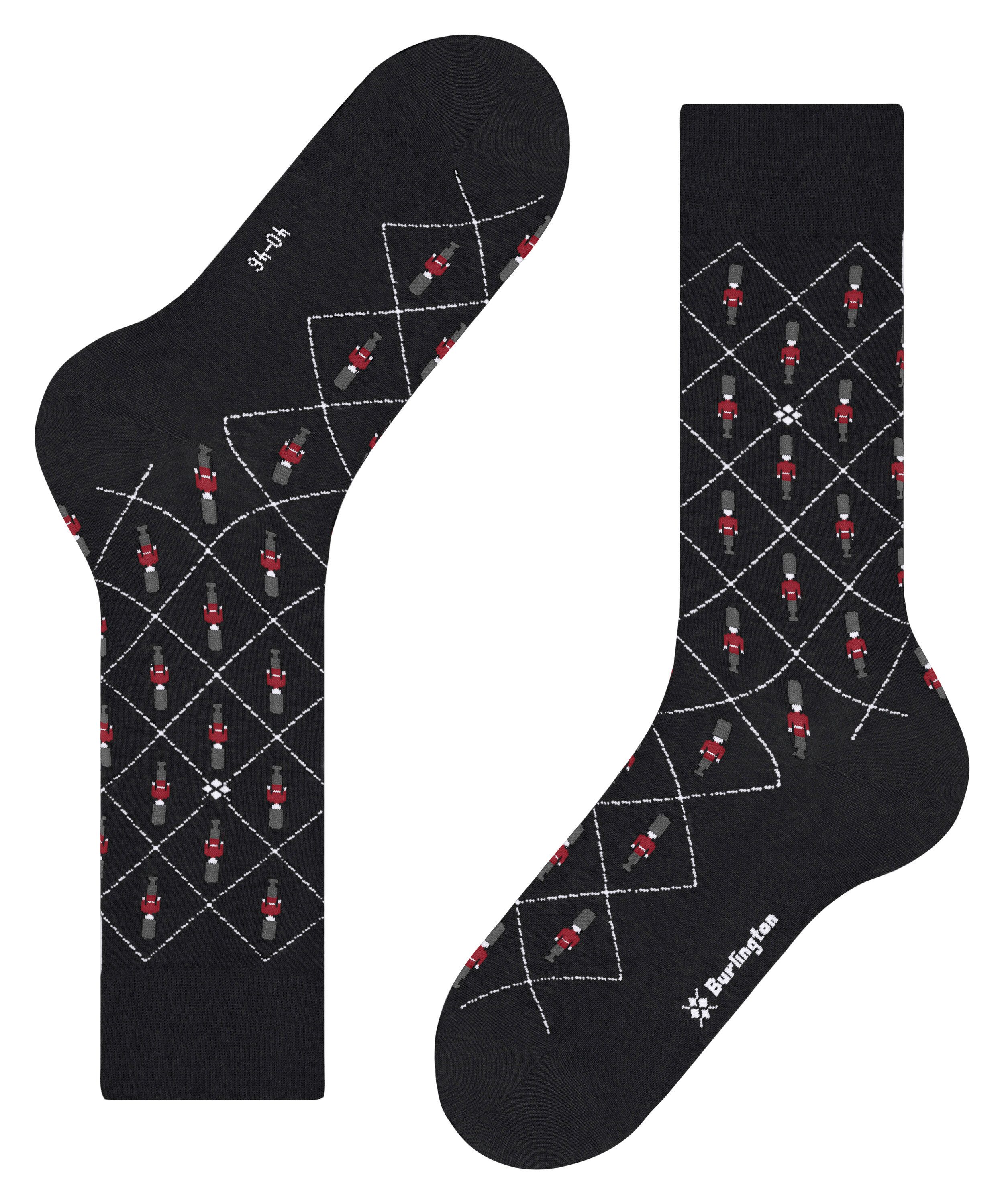 Burlington Socken Guard Socken mit Argyle-Muster & All-Over Motiven (1-Paar) mit Argyle-Muster & All-Over Motiven