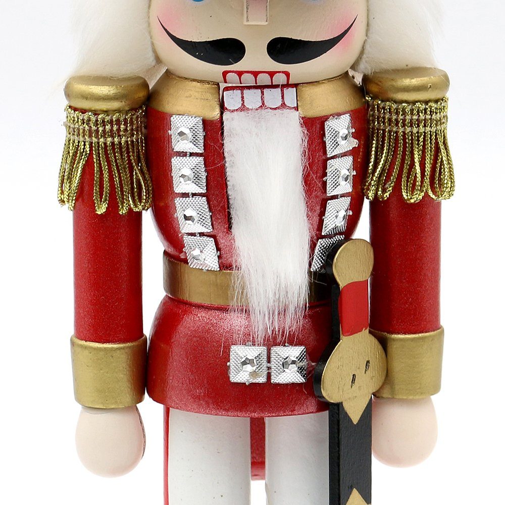 Dekohelden24 Nussknacker Nussknacker Soldat in rot klassisch, ca. 25 cm, (1-tlg)