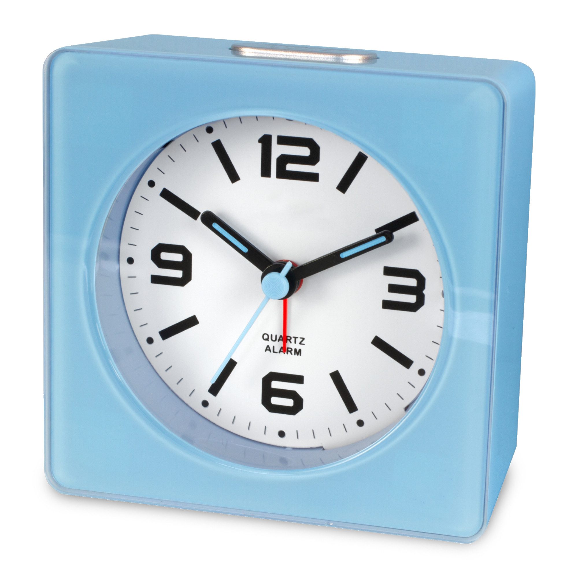 Quarzwecker Geräuschloser Retro Wecker Reisewecker Leuchtzeige günstig online kaufen