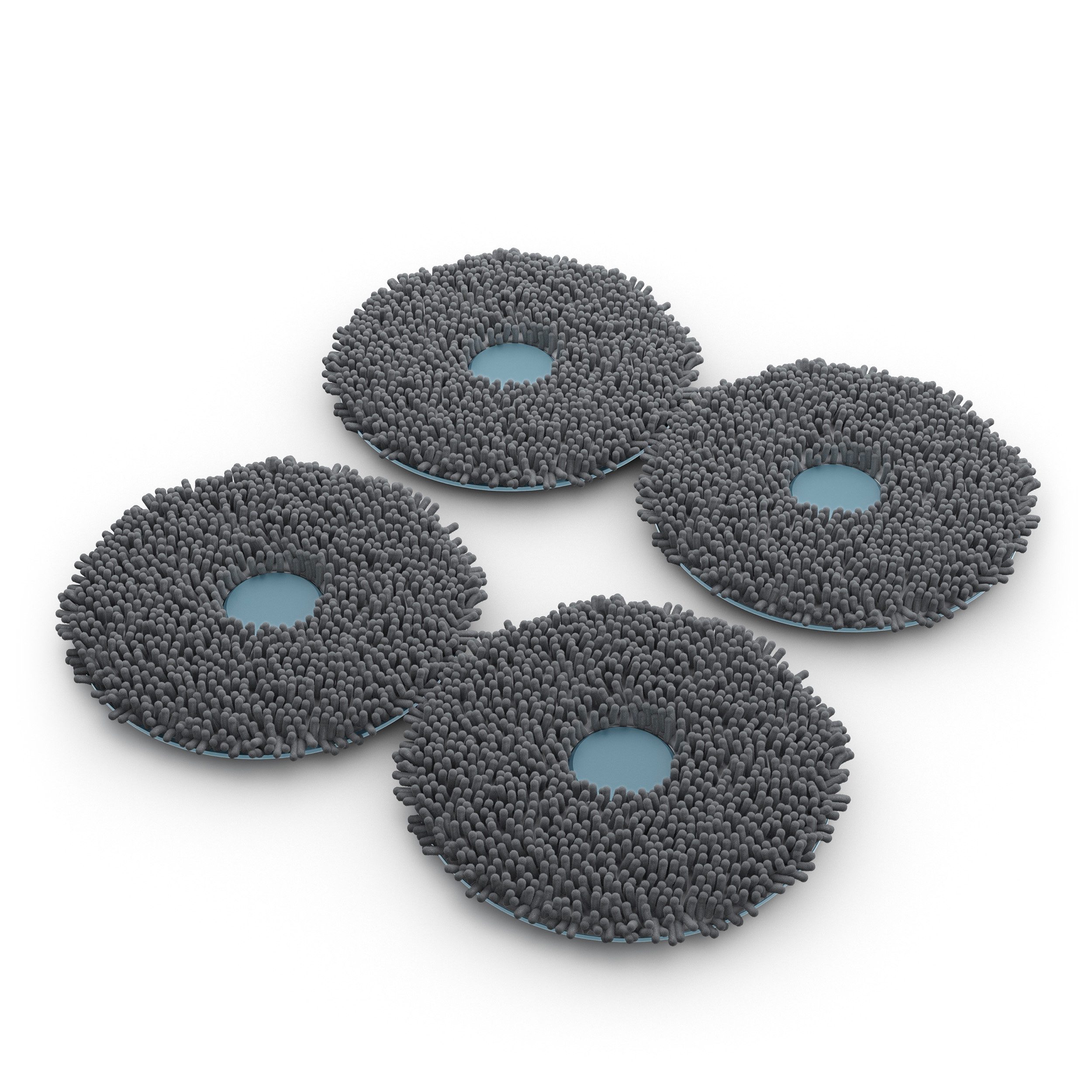 Philips HomeRun XV1452/10 Ersatzwischtücher Wischbezug (Mikrofaser, 13,5x13,5 cm, Packung, 4-tlg., für HomeRun Roboter 5000 Series)