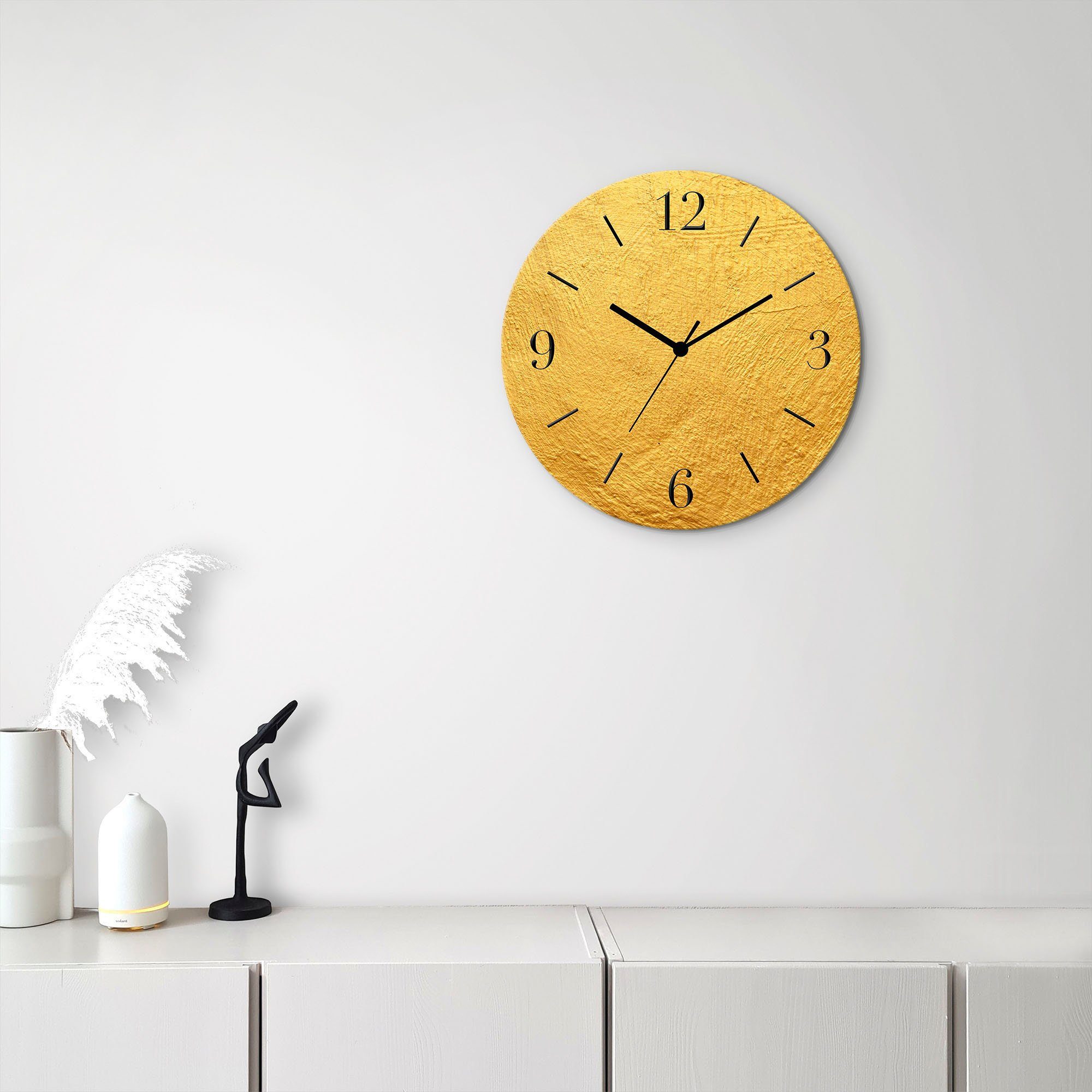 Leonique Wanduhr Metalis (wahlweise mit Quarz- oder Funkuhrwerk, lautlos oh günstig online kaufen