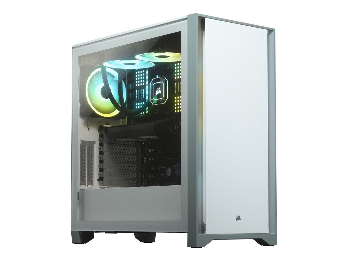Corsair PC-Gehäuse CORSAIR Midi 4000D (Tempered Glass) White
