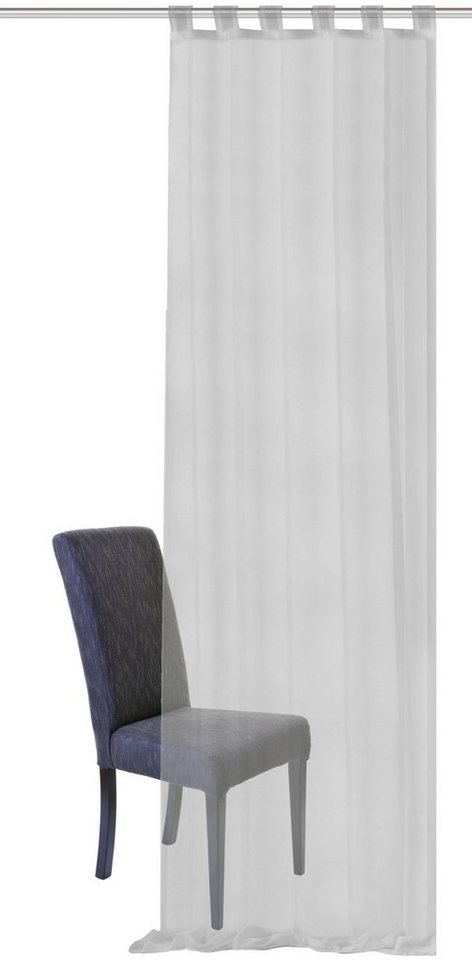 Vorhang GRACE, Home Basics, Schlaufen (1 St), transparent, Voile, HxB:  245x120