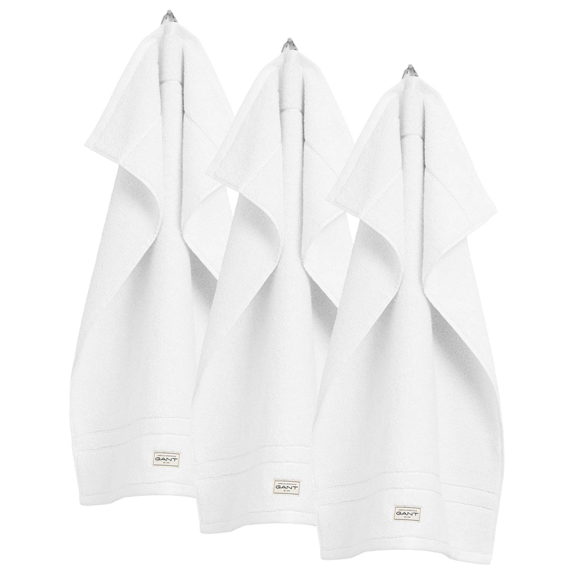 Gant Gästehandtücher Unisex Gästetuch 3er Pack Baumwolle Premium Towel, Fro günstig online kaufen