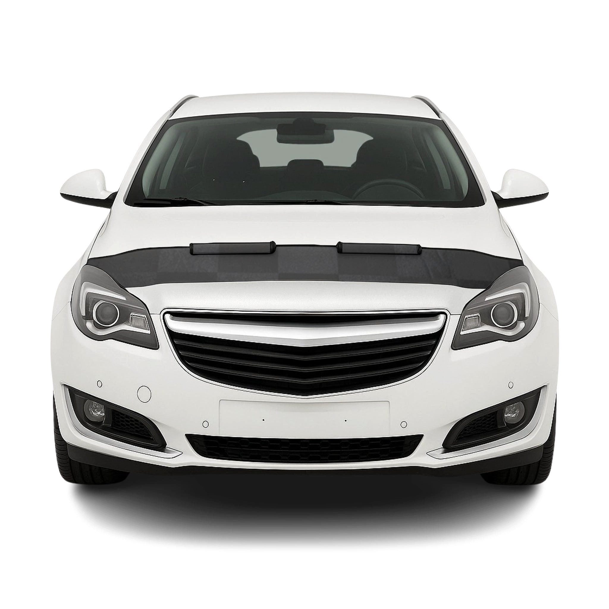 OMAC Frontstoßstange Haubenbra Bonnet Bra für Opel Insignia 2008-2013 Kariert Halb, 1-St., Haltbar