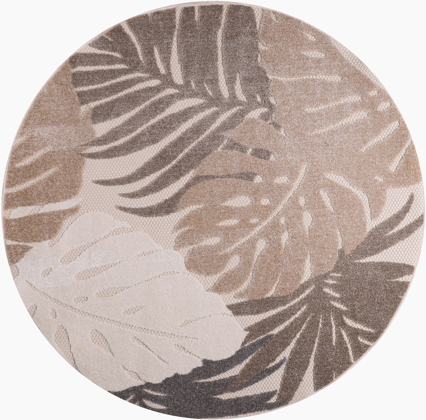 Sanat Teppich Floral Outdoor, rund, Höhe: 6 mm, In- und Outdoor geeignet, f günstig online kaufen