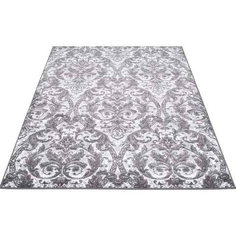 Teppich Timeless 7691, Carpet City, rechteckig, Höhe: 6 mm, Kurzflor, Floral, Ornamenten, ideal für Wohnzimmer & Schlafzimmer