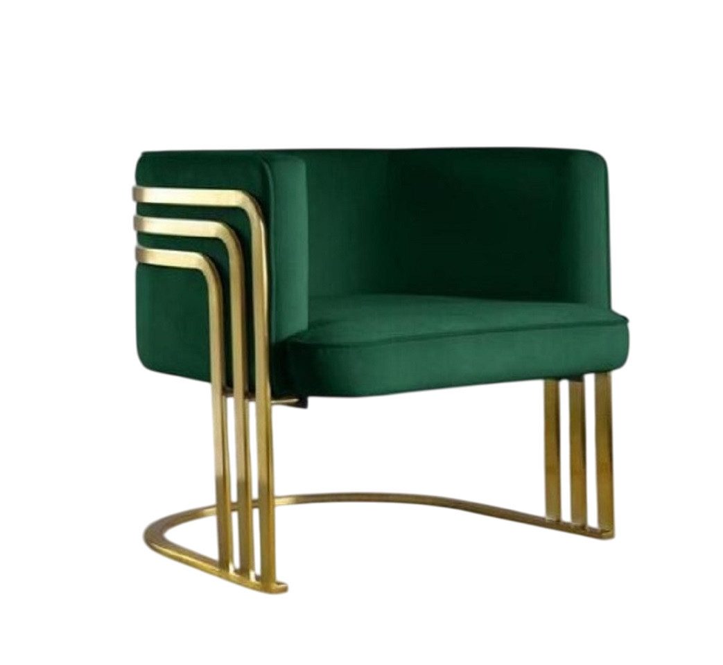 Xlmoebel Cocktailsessel Lounge Sessel mit Design-Lehne und bequemer Polsterung (1-St., Sessel), Hergestellt in Europa