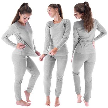 Black Snake Thermounterhemd cozy (Set, 3-St) Thermounterwäsche Set 3x Unterhemd + Unterhose