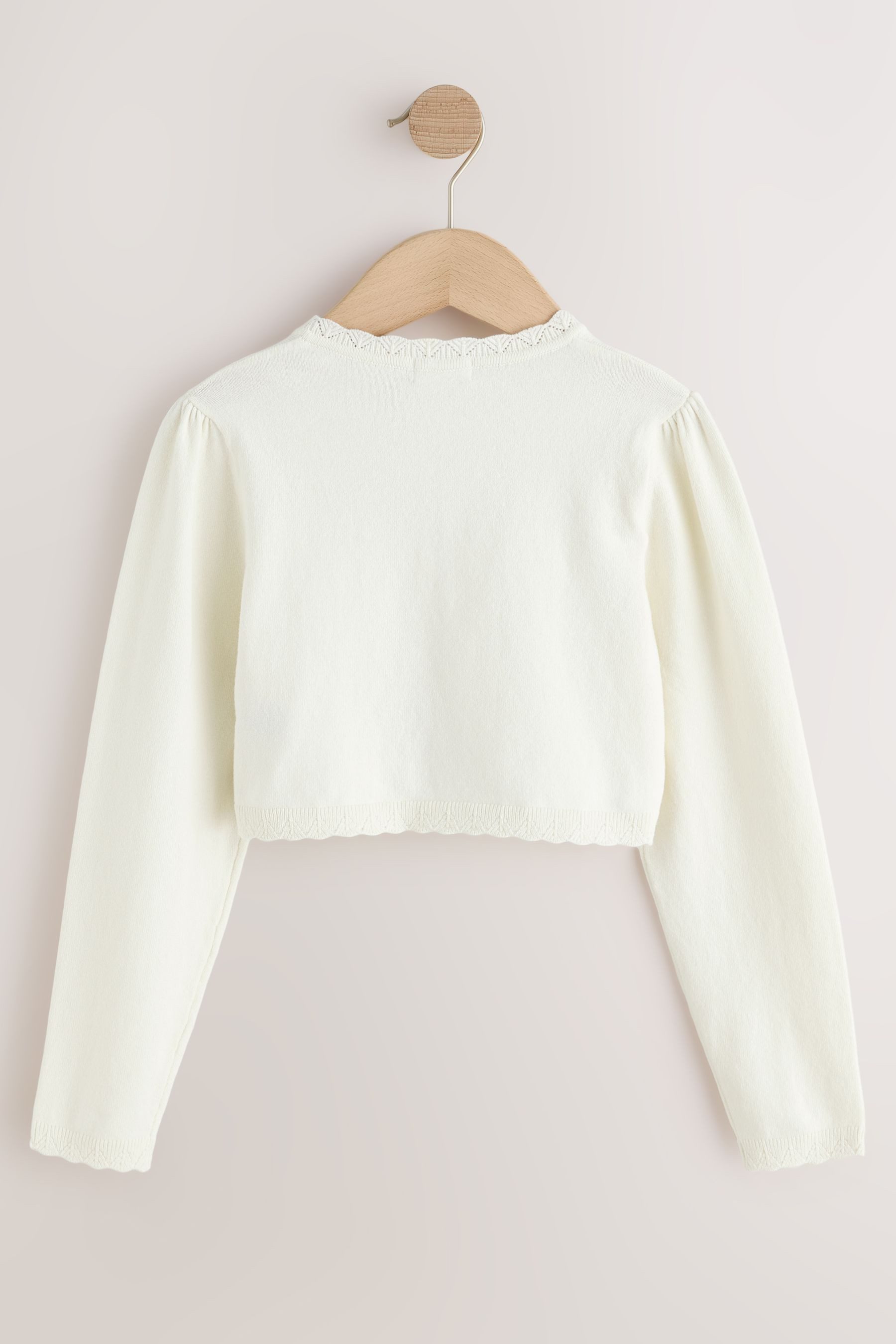 Next Strickjacke Kurze Strickjacke für besondere Anlässe (1-tlg)