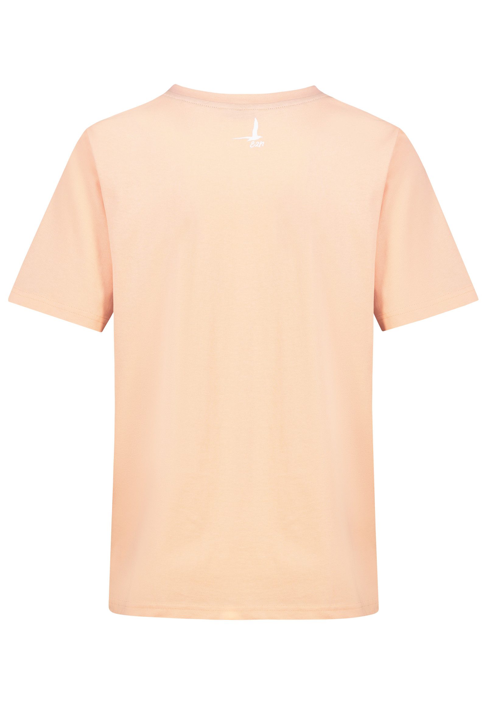 Eight2Nine T-Shirt Damen Baumwollshirt mit Küstenprints verschiedene Küsten- und Meeresmotive