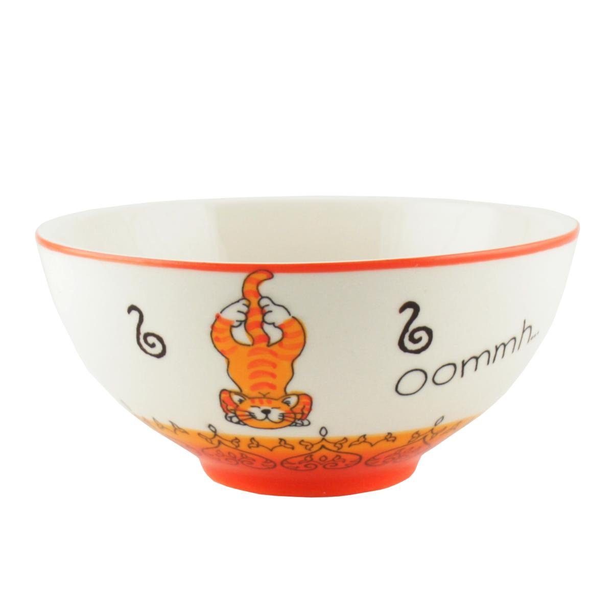 Oommh Yoga (Stück) Katze, Mila Keramik, Mila Müslischale Keramik-Schale