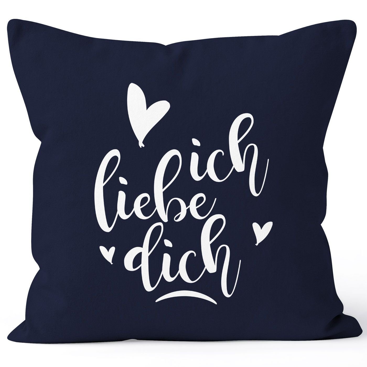 MoonWorks Dekokissen Kissenbezug Ich liebe Dich günstig online kaufen