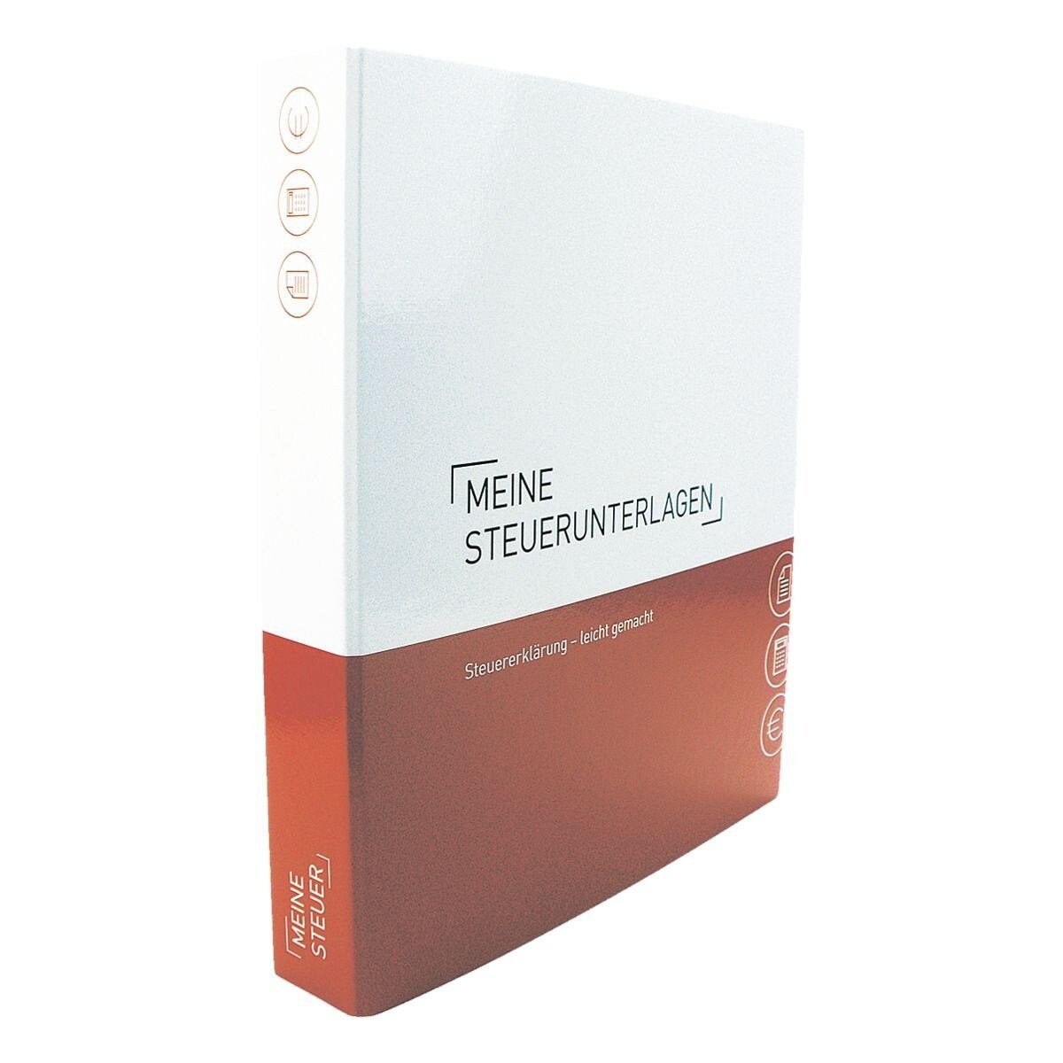 Aktenordner Meine Steuern, mit Register