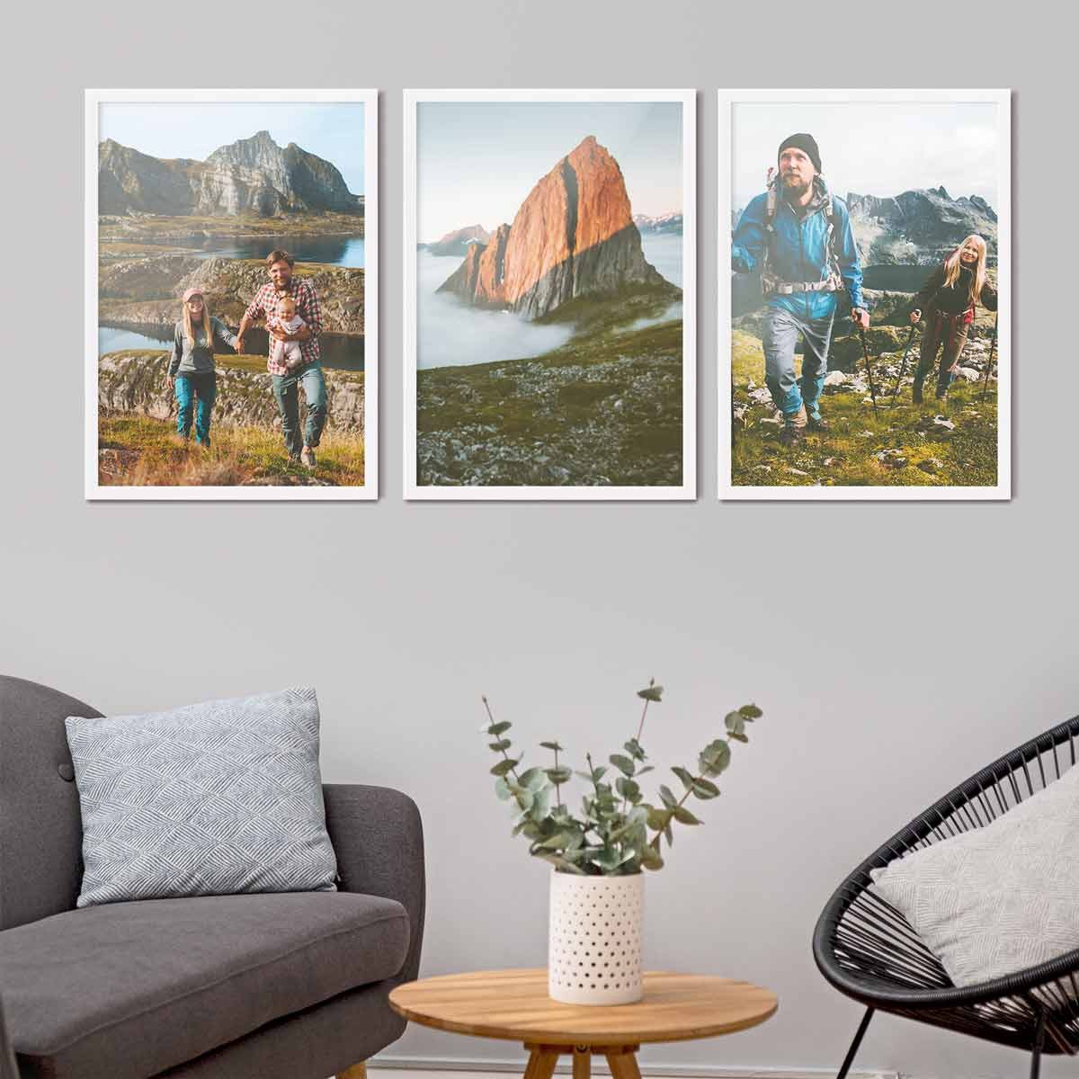 PHOTOLINI Bilderrahmen 3er Set breite Rahmen, günstig online kaufen