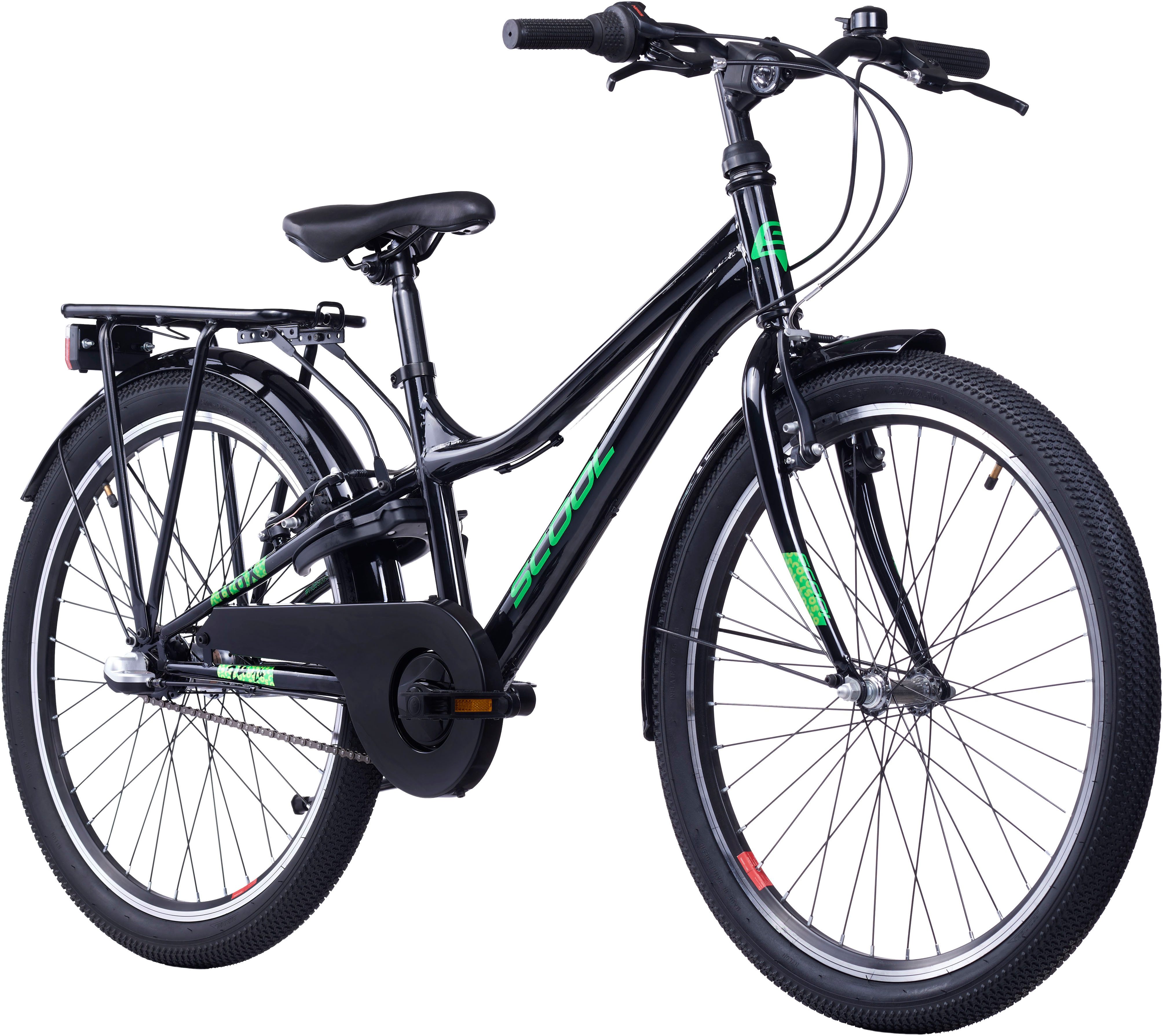 S’COOL Kinderfahrrad S'COOL troX, 3 Gang Shimano, Nabenschaltung
