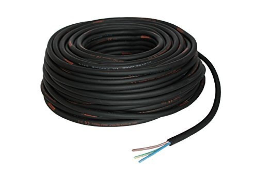 Titanex TITANEX H07RN-F 3x2,5 3G2,5 Gummischlauchleitung 5m Elektro-Kabel, (500 cm) | Stromversorgungskabel