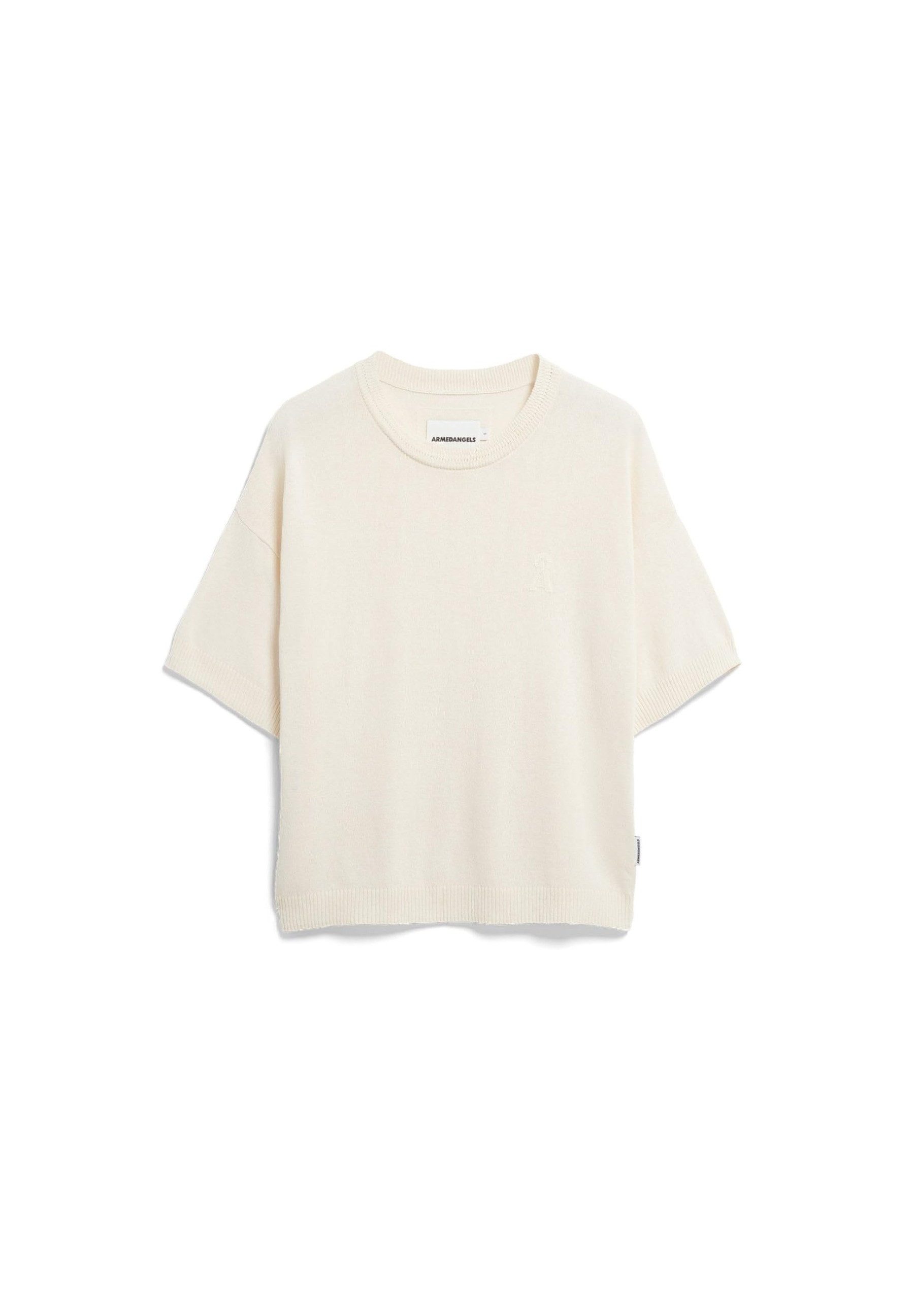 T-Shirt LINO BLEND Strickshirt aus Leinen-Mix