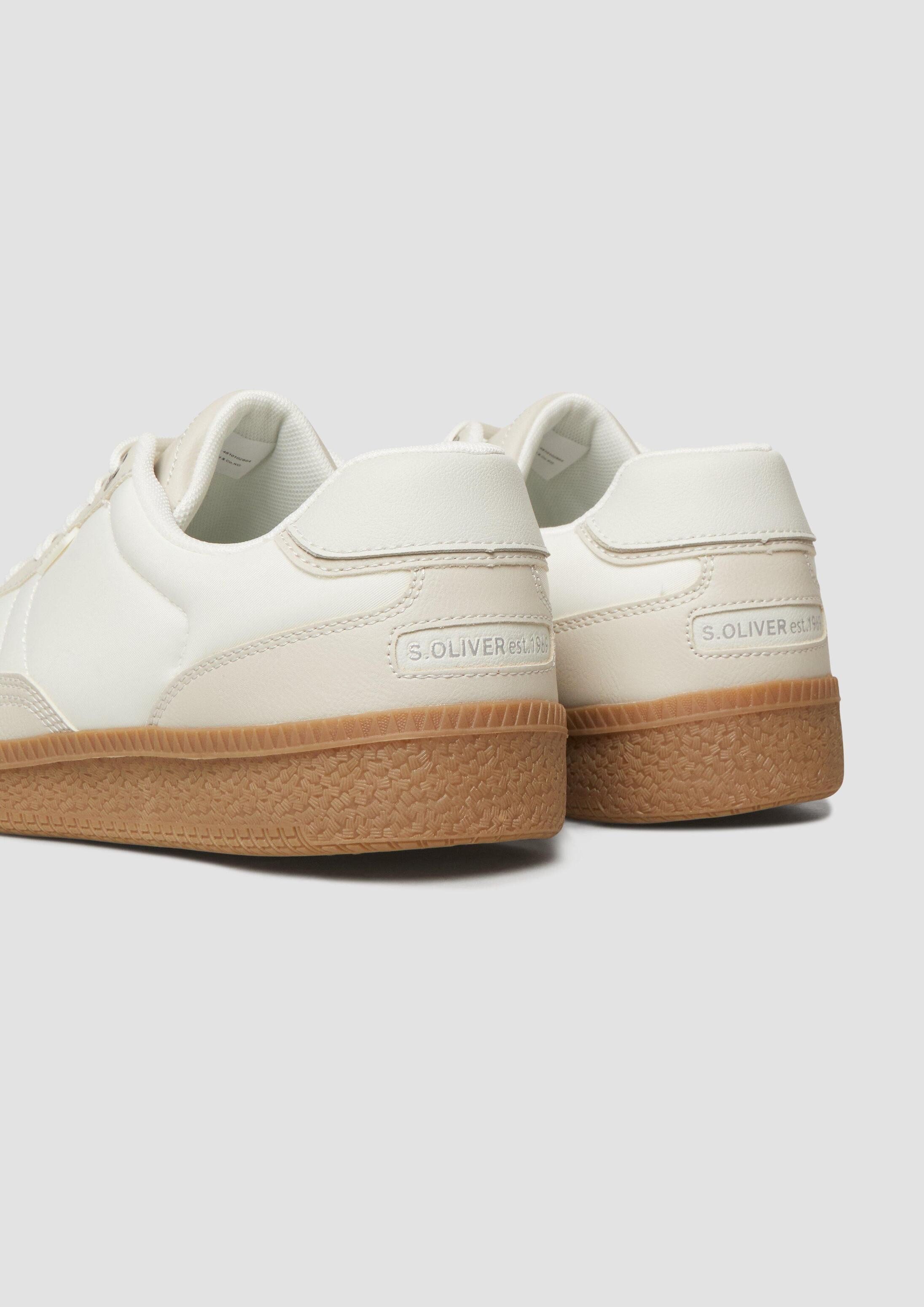 s.Oliver Sneakers Sneaker Schnür-Sneaker in Leder-Optik