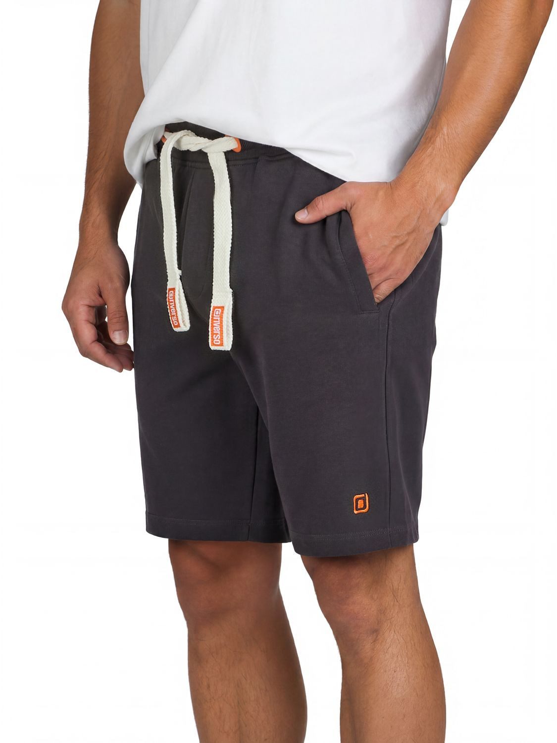 riverso Sweatshorts Herren Sportshorts RIVBrian 2er Pack Regular Fit (Vorteilspack) Bermudashort mit Kordelzug