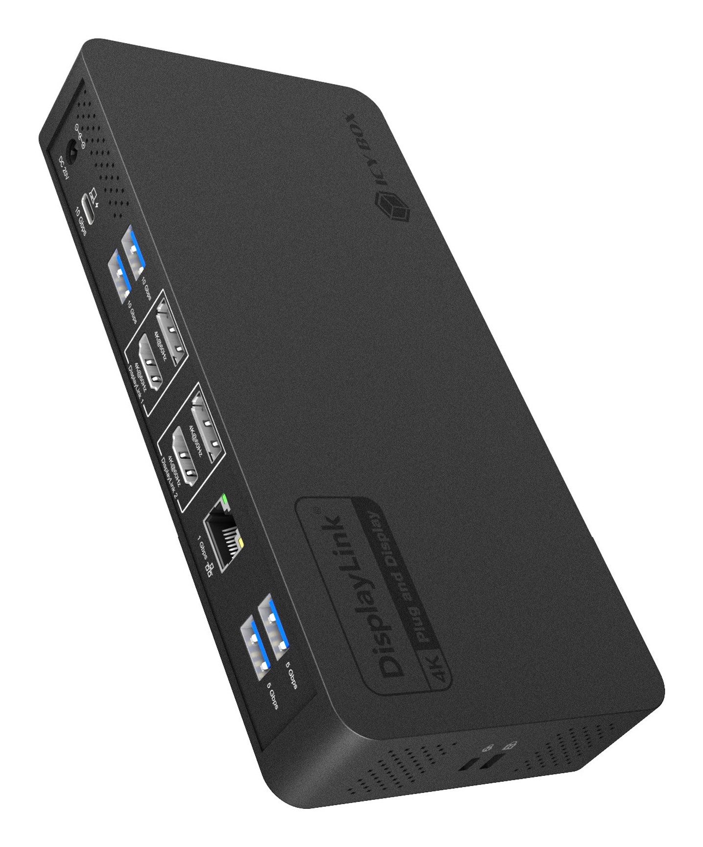 ICY BOX Laptop-Dockingstation Dockingstation IcyBox Heart Dock 2255 zwei 4K@60Hz Displays