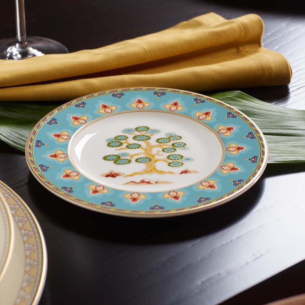 Villeroy & Boch Brotteller Samarkand Aquamarin Brotteller ø 16,4 cm 6er Set, (6 St)