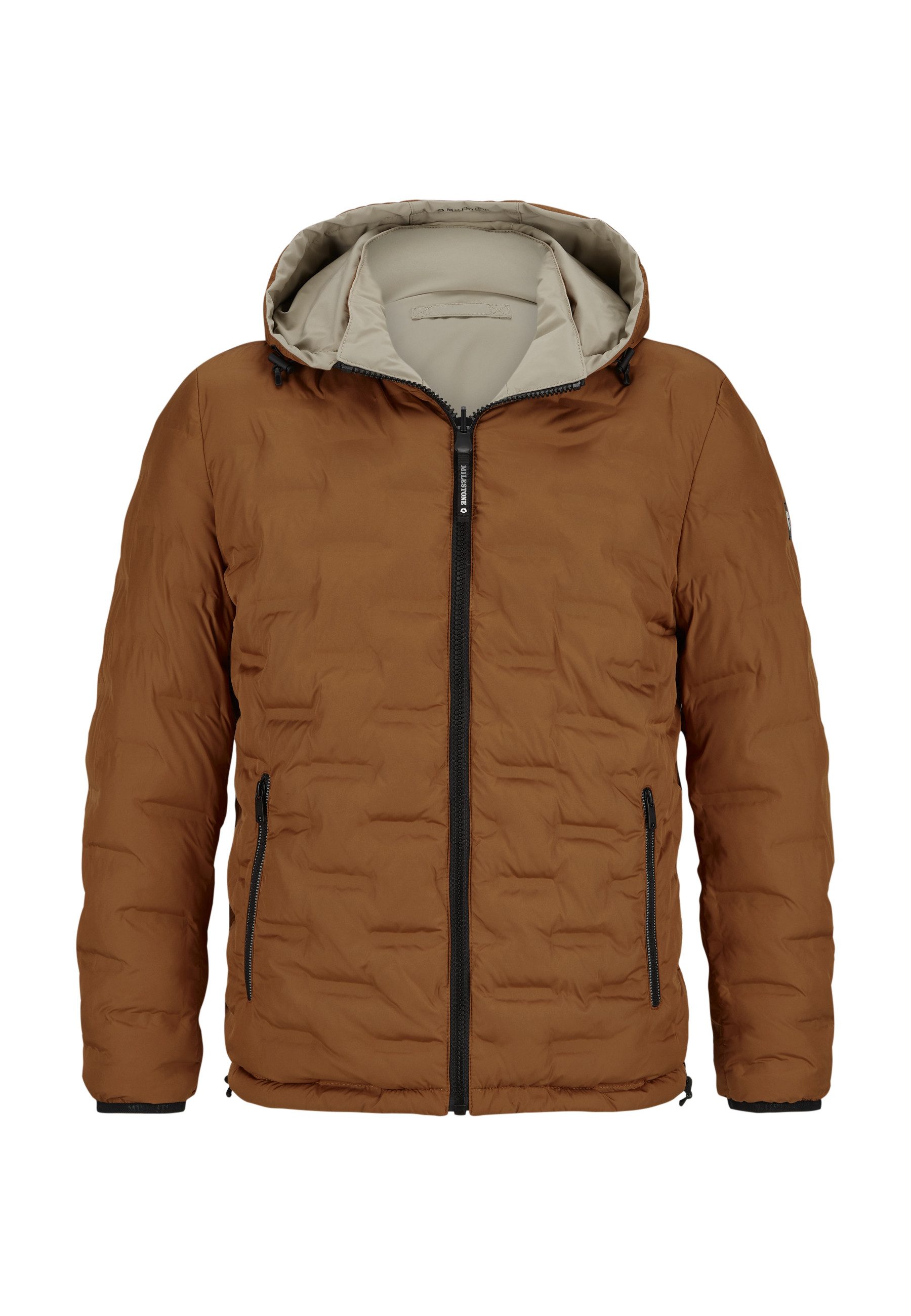 Milestone Wendejacke MSTyron Herren Jacke beidseitig Übergangsjacke mit Logo Badge