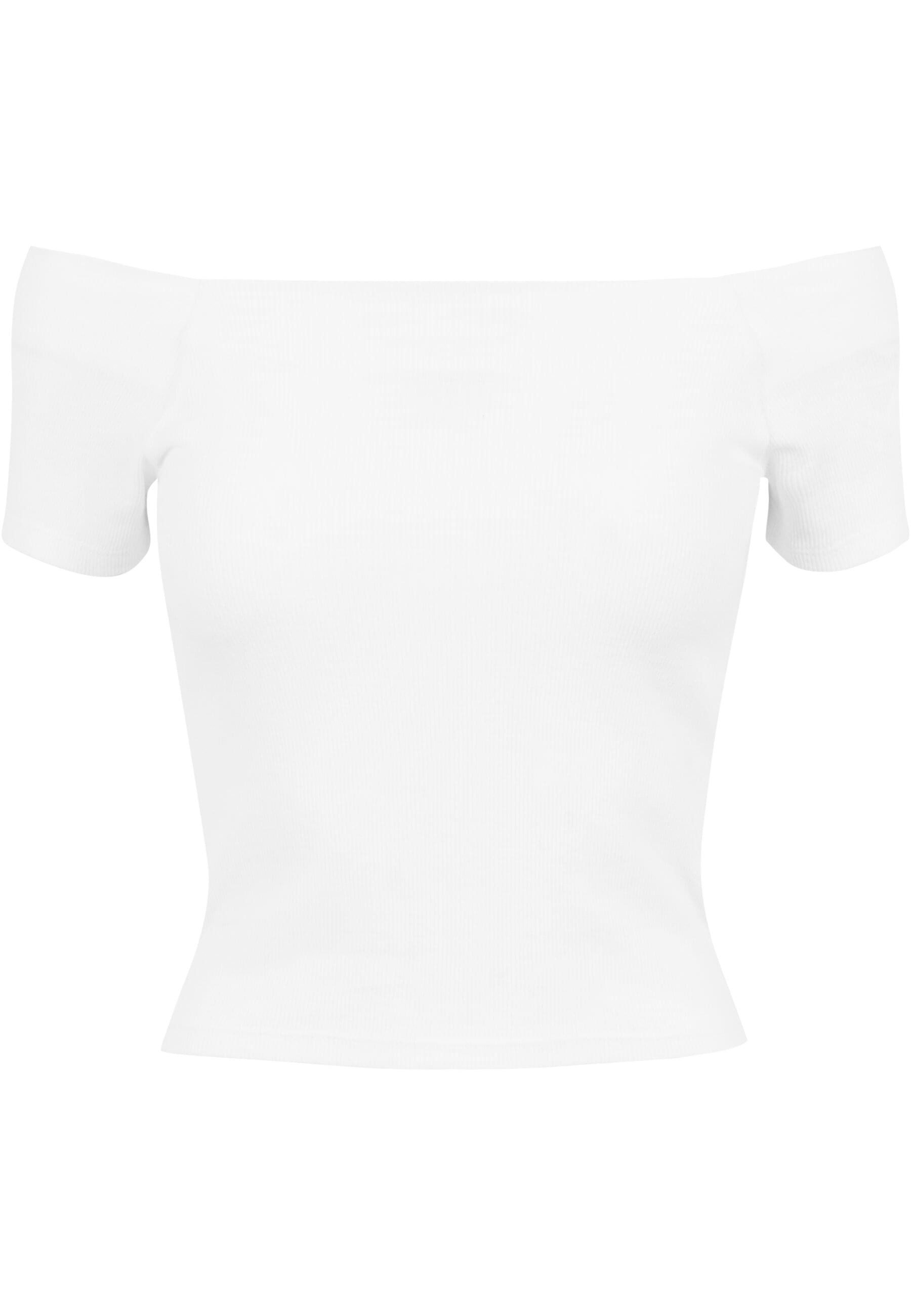 URBAN CLASSICS T-Shirt Urban Classics Damen Ladies Off Shoulder Rib Tee (1- günstig online kaufen