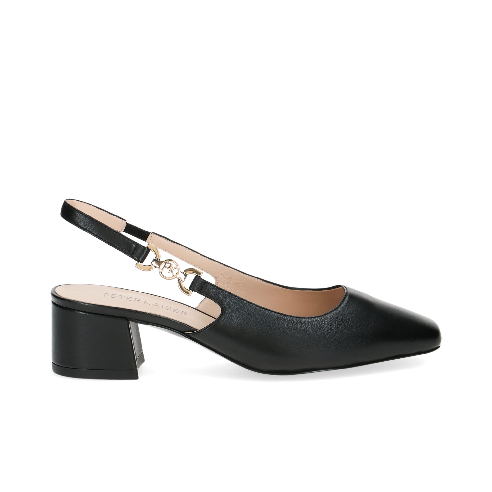 Peter Kaiser Peter Kaiser 79541 022, Peeptoes & Slingpumps, Schwarz, Damen günstig online kaufen