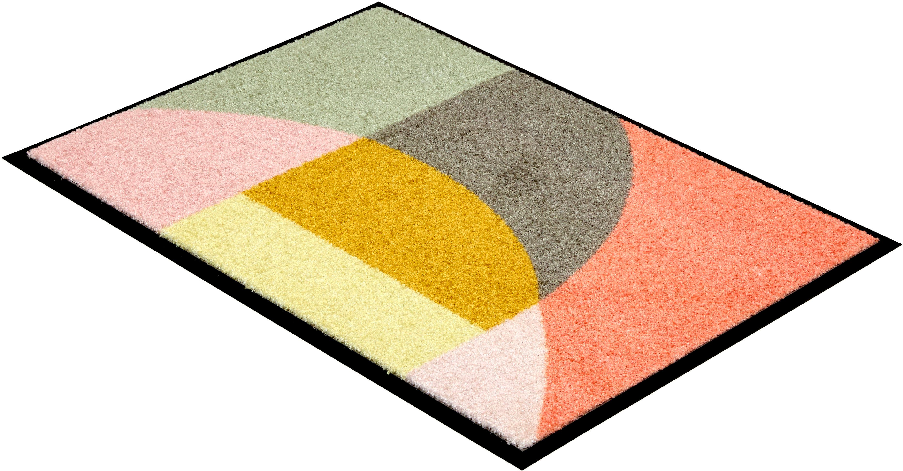 SCHÖNER WOHNEN-Kollektion Fußmatte Bellevue, rechteckig, Höhe: 8 mm, Türmatte, Schmutzfang, In und Outdoor, Sauberlauf, waschbar