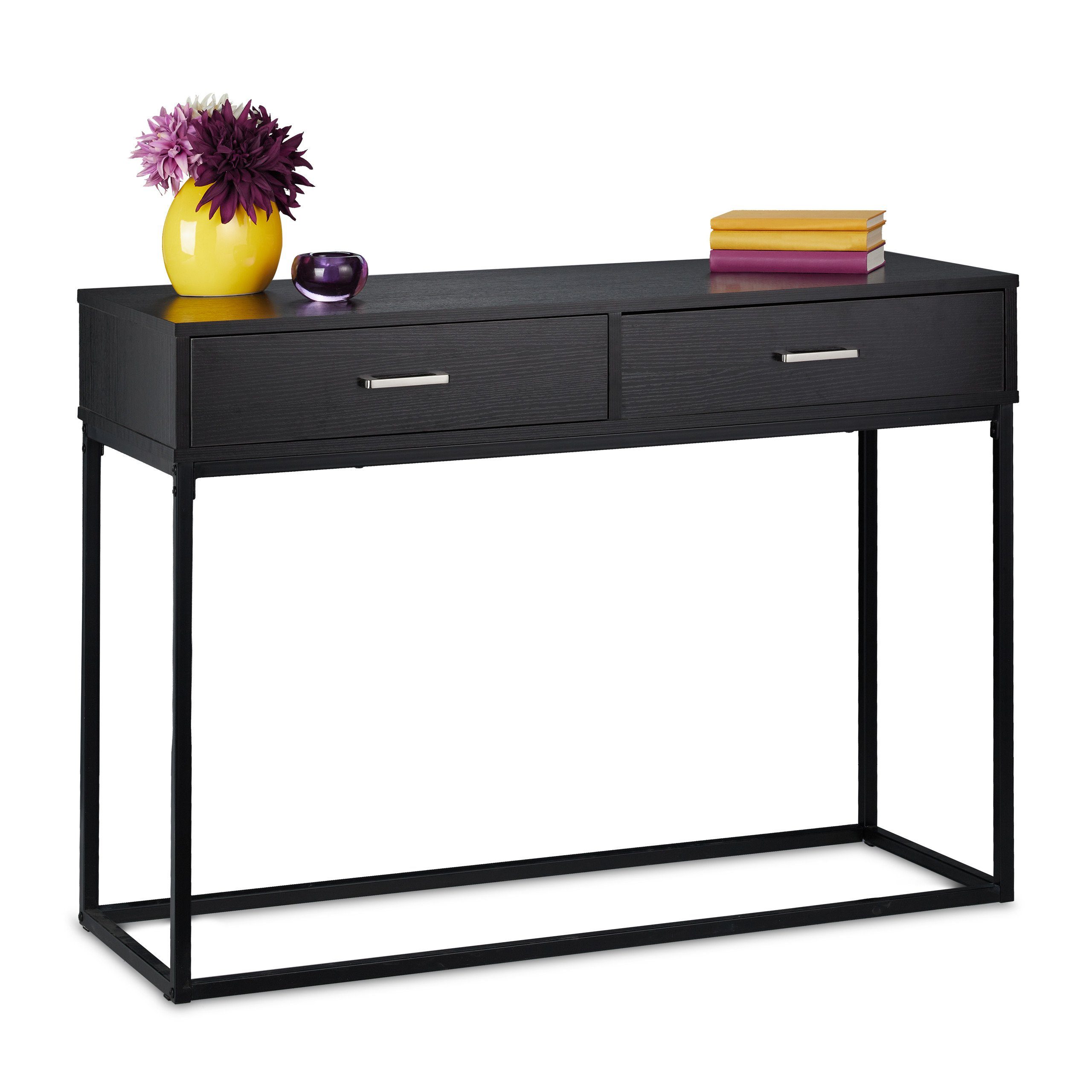 relaxdays Konsolentisch »Konsolentisch mit Schubladen« online kaufen | OTTO