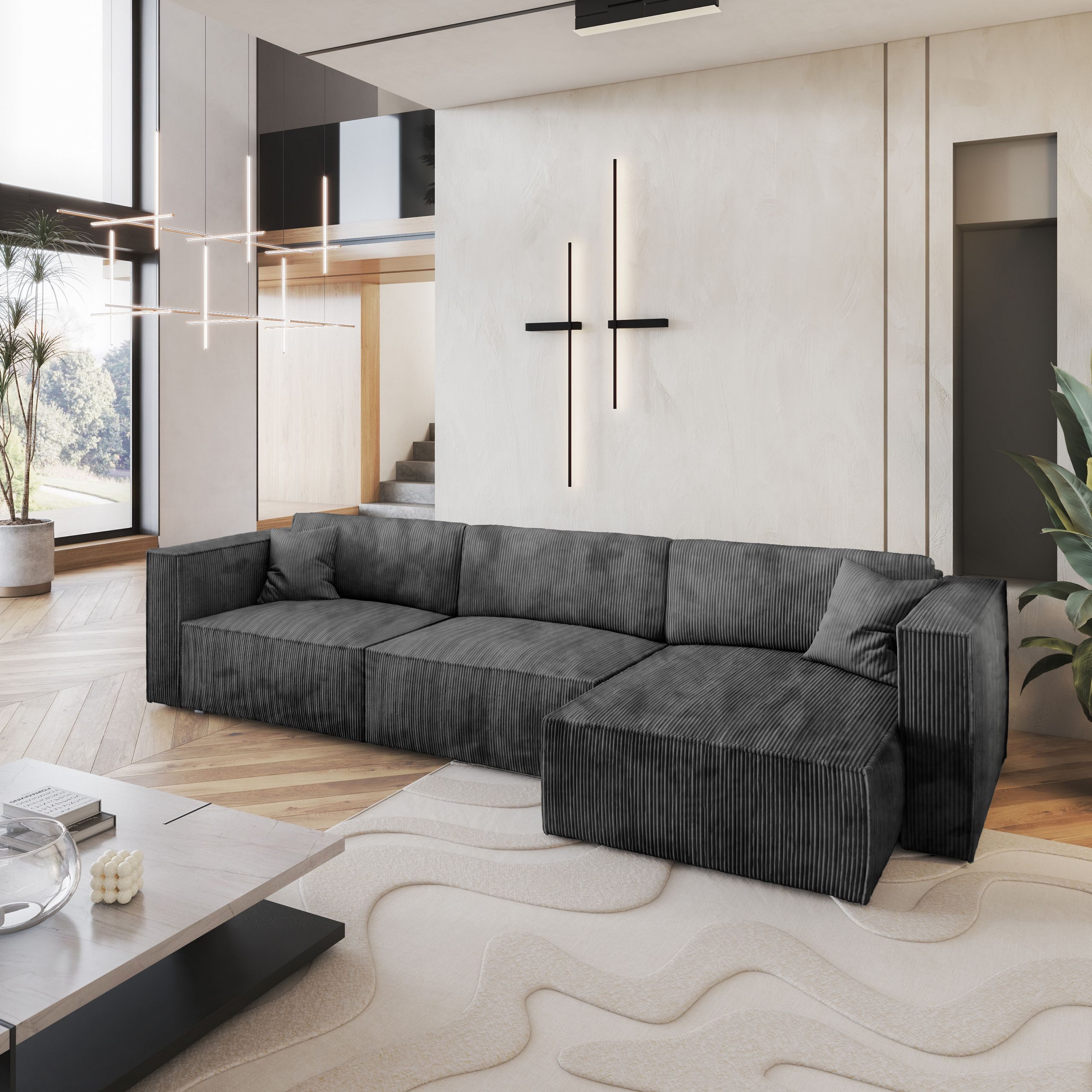 Masseno Ecksofa TOLMO mit Schlaffunktion L-Form, günstig online kaufen
