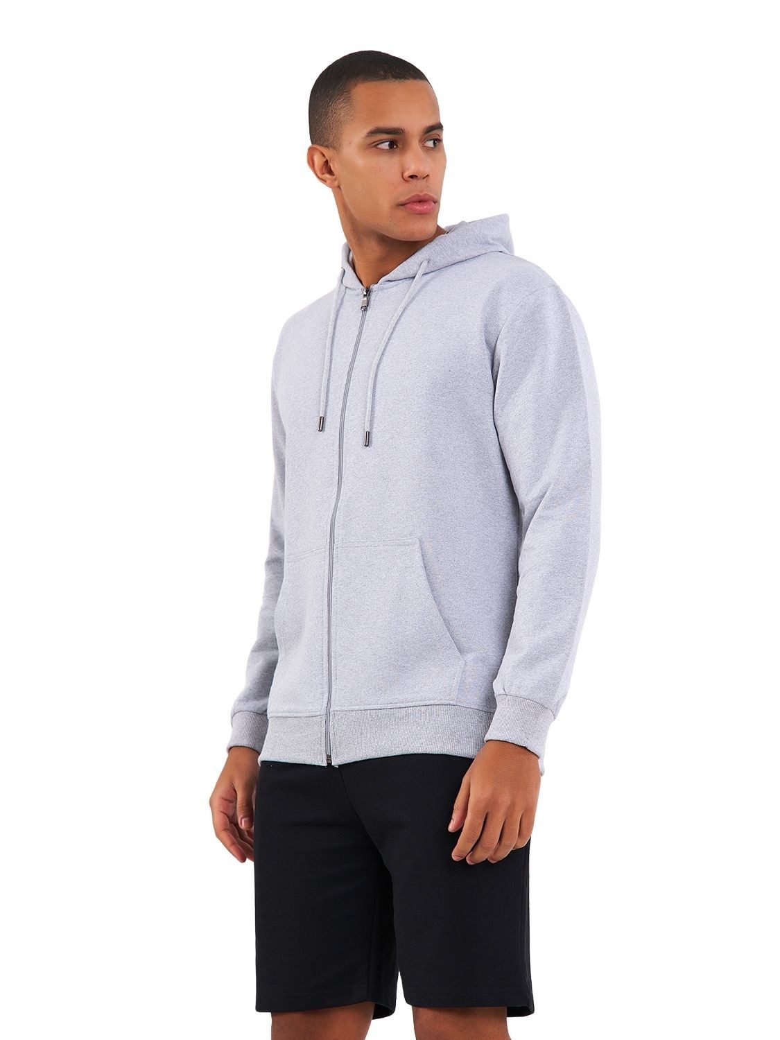 COMEOR Kapuzensweatjacke Herren Zip-Hoodie Kapuzenjacke Sweatshirt mit Reißverschluss