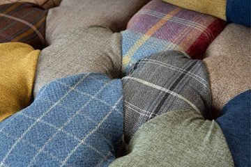 JVmoebel Chesterfield-Sessel, Sessel Wohnzimmer Chesterfield Klassisch Design Mehrfarbig Textil