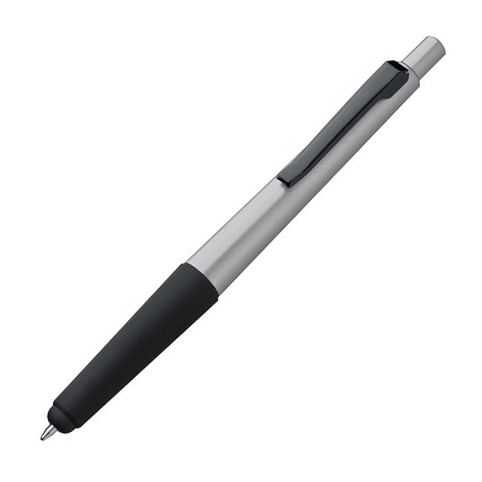 Livepac Office Kugelschreiber 10 Kugelschreiber / aus Metallic-Kunststoff / mit Touch-Pad / Farbe: s