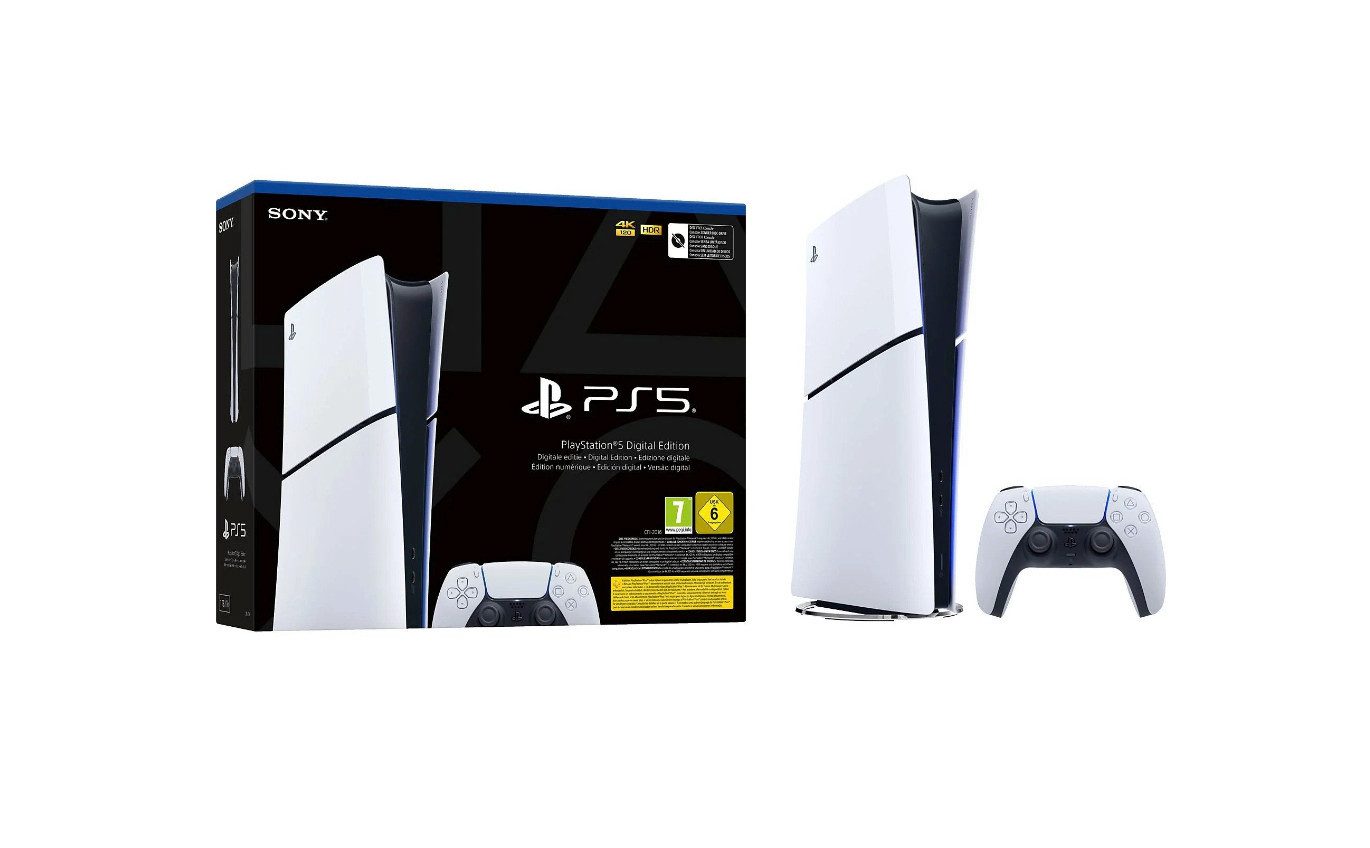 Playstation PlayStation 5 Slim DIGITAL Edition (PS5 Slim) - ohne Laufwerk 825 GB