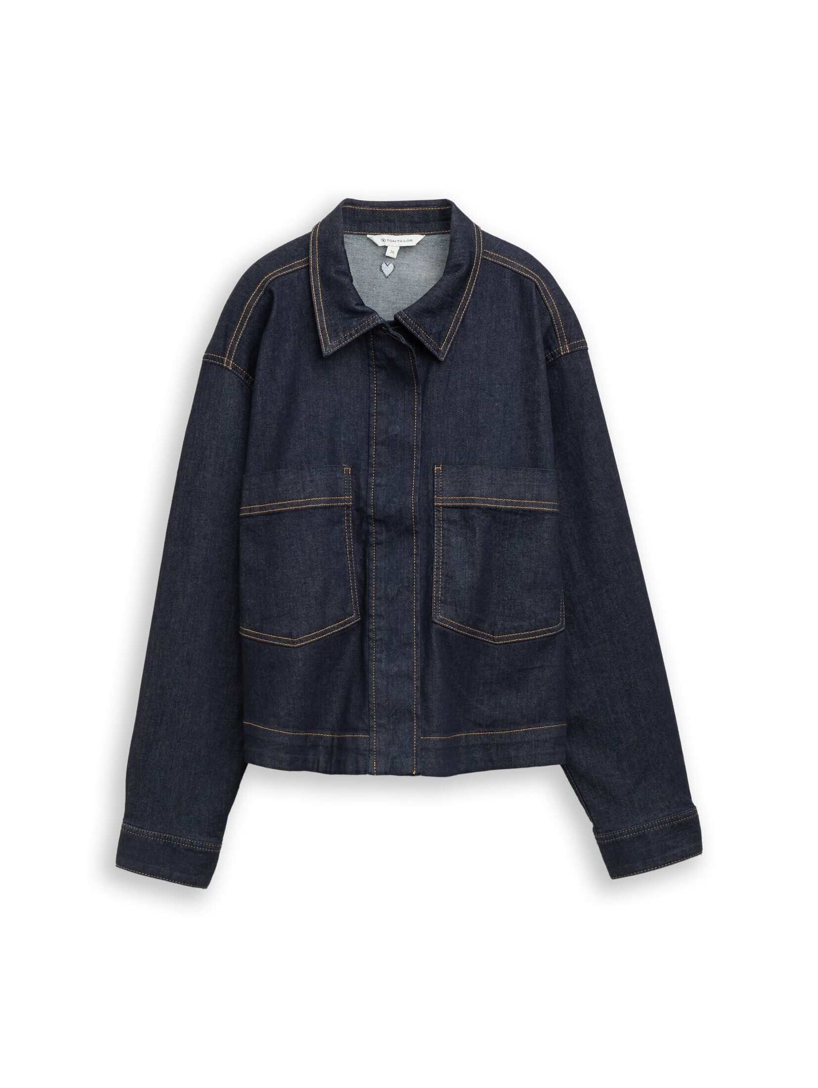 TOM TAILOR Jackenblazer Blazer Oversize Jeansjacke mit Brusttaschen günstig online kaufen
