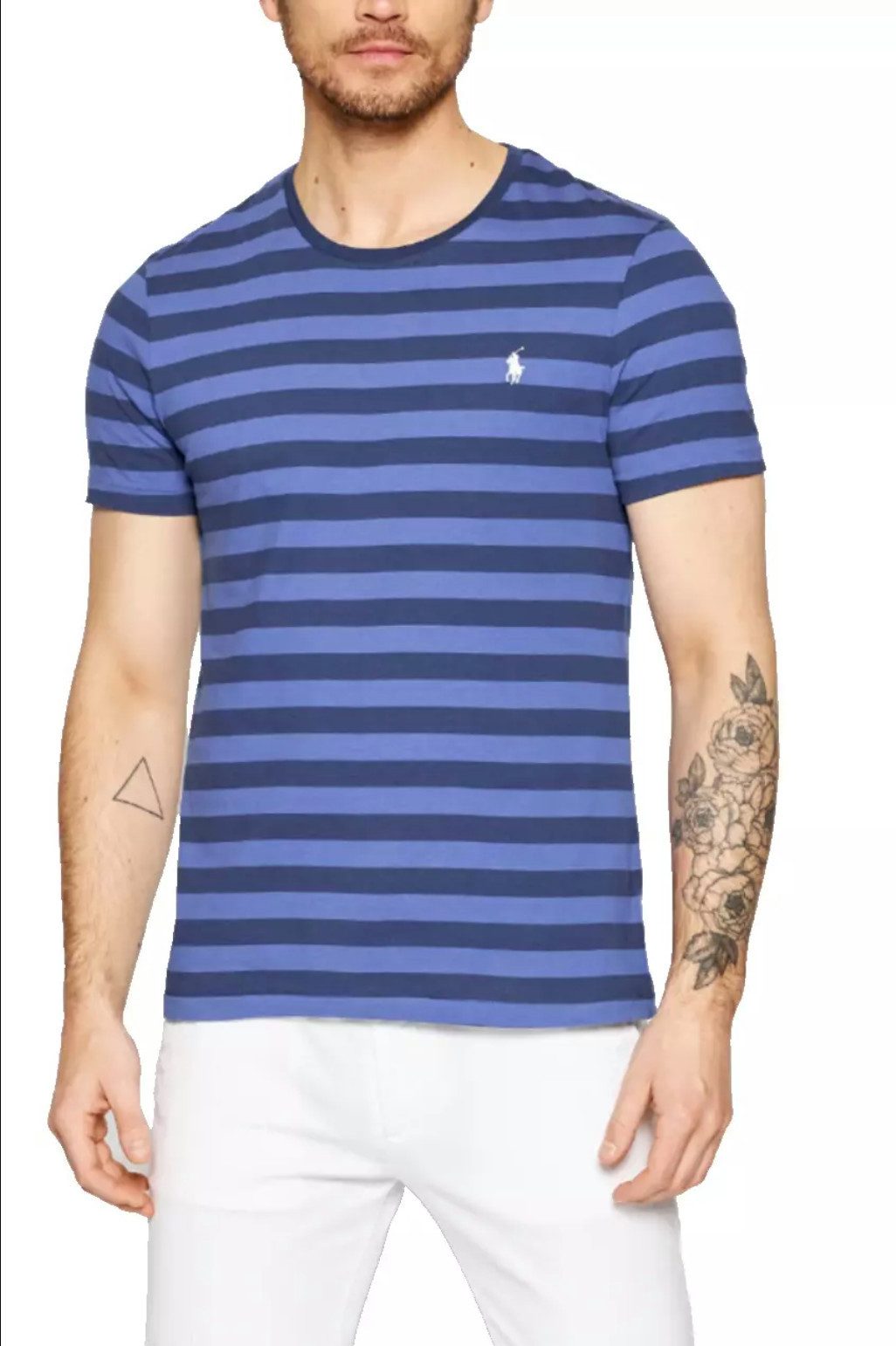 Polo Ralph Lauren T-Shirt 90s Streifen Retro Shirt Custom Fit