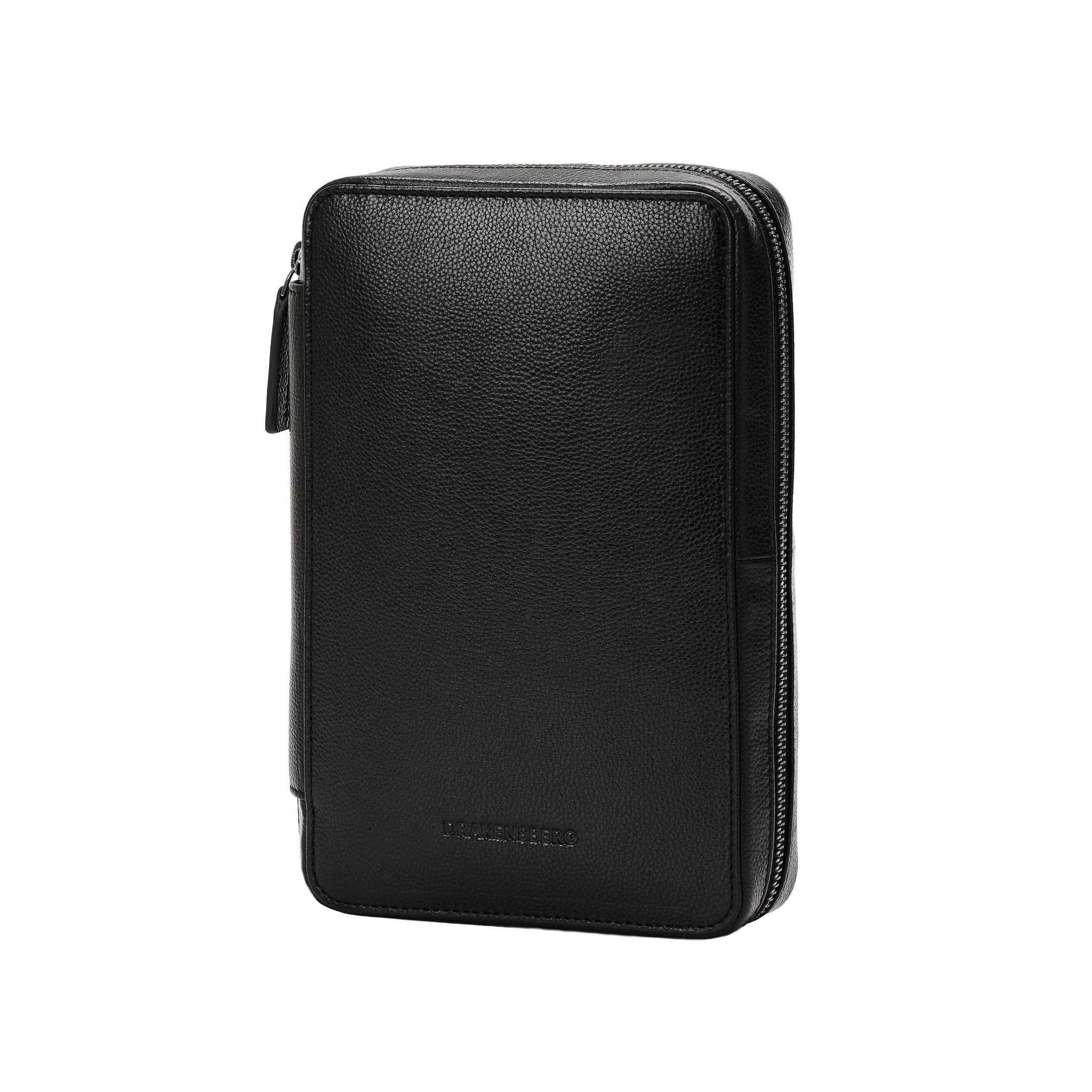 DRAKENSBERG E-Reader-Mappe Reise-Etui »Kate« 7" Schwarz, Leder für Kindle, Tolino, eBook-Reader bis 7", mit Reisepassfach