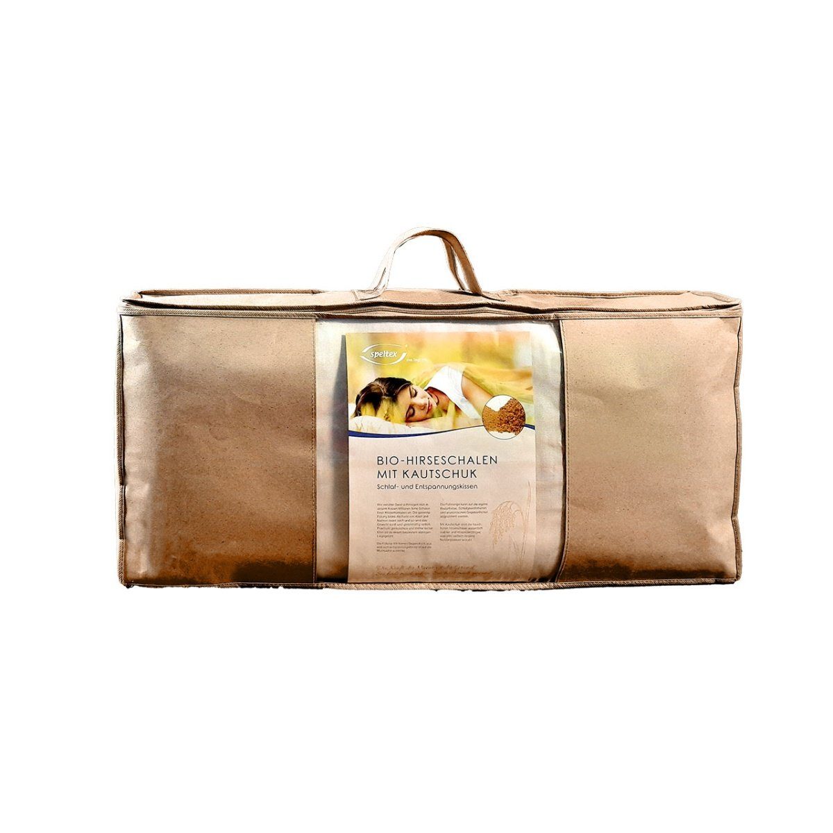 speltex Naturfaserkopfkissen mit staubfreier + waschbarer Füllung, Füllung: günstig online kaufen