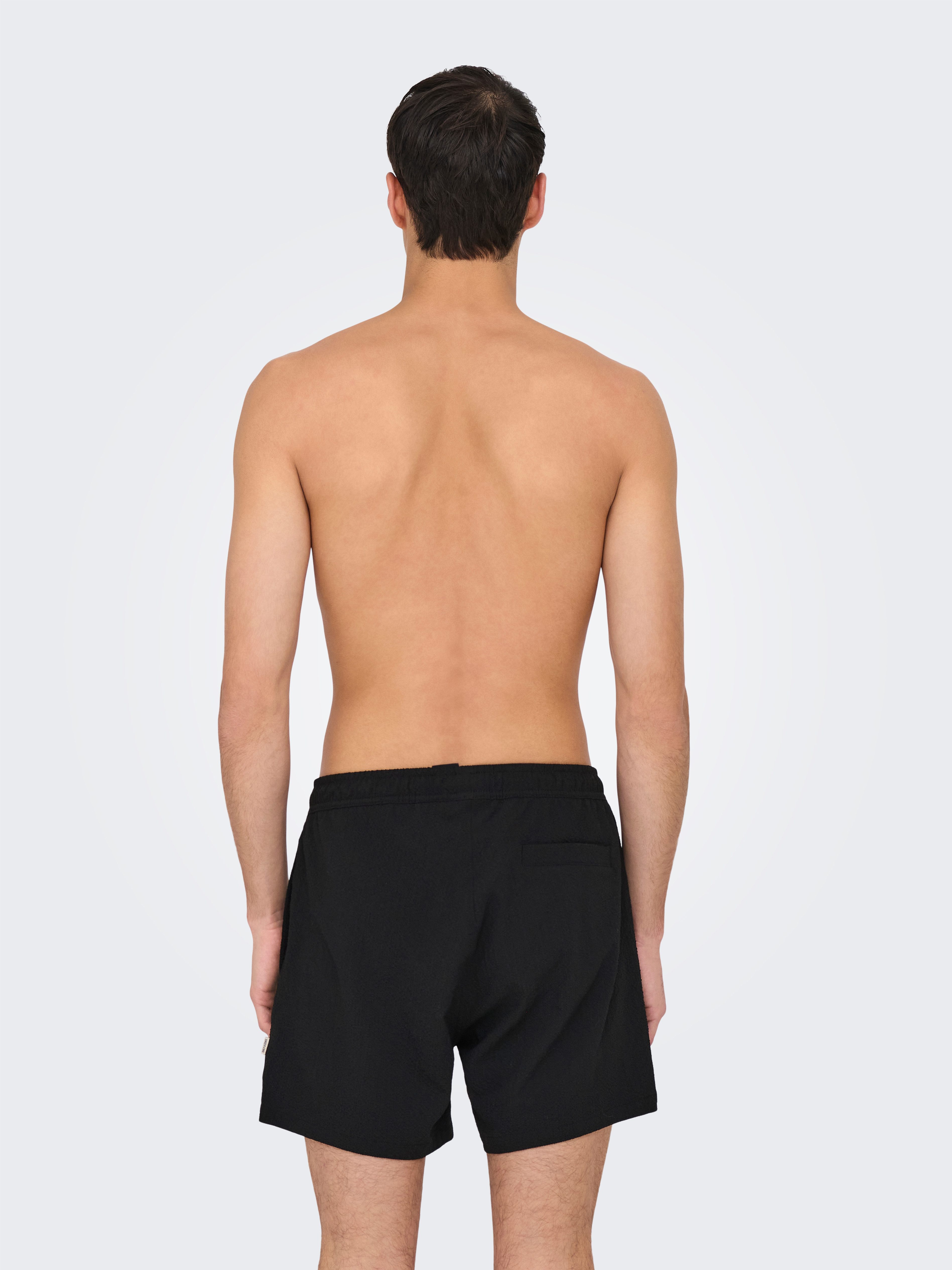 ONLY & SONS Badeshorts ONSTED LIFE SOLID SEERSUCKER SWIM NOOS