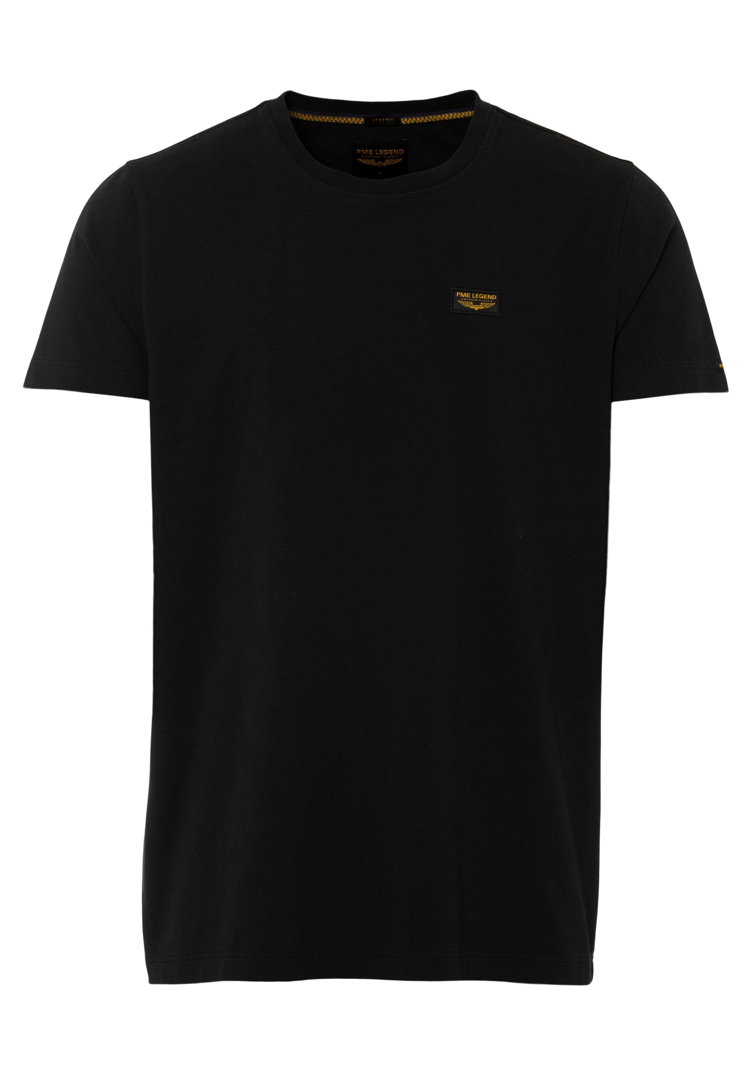PME LEGEND T-Shirt mit Logobadge schwarz