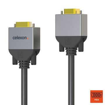 Celexon VGA Kabel Computer-Kabel, (150 cm), Professional Line, 1,5m, schwarz