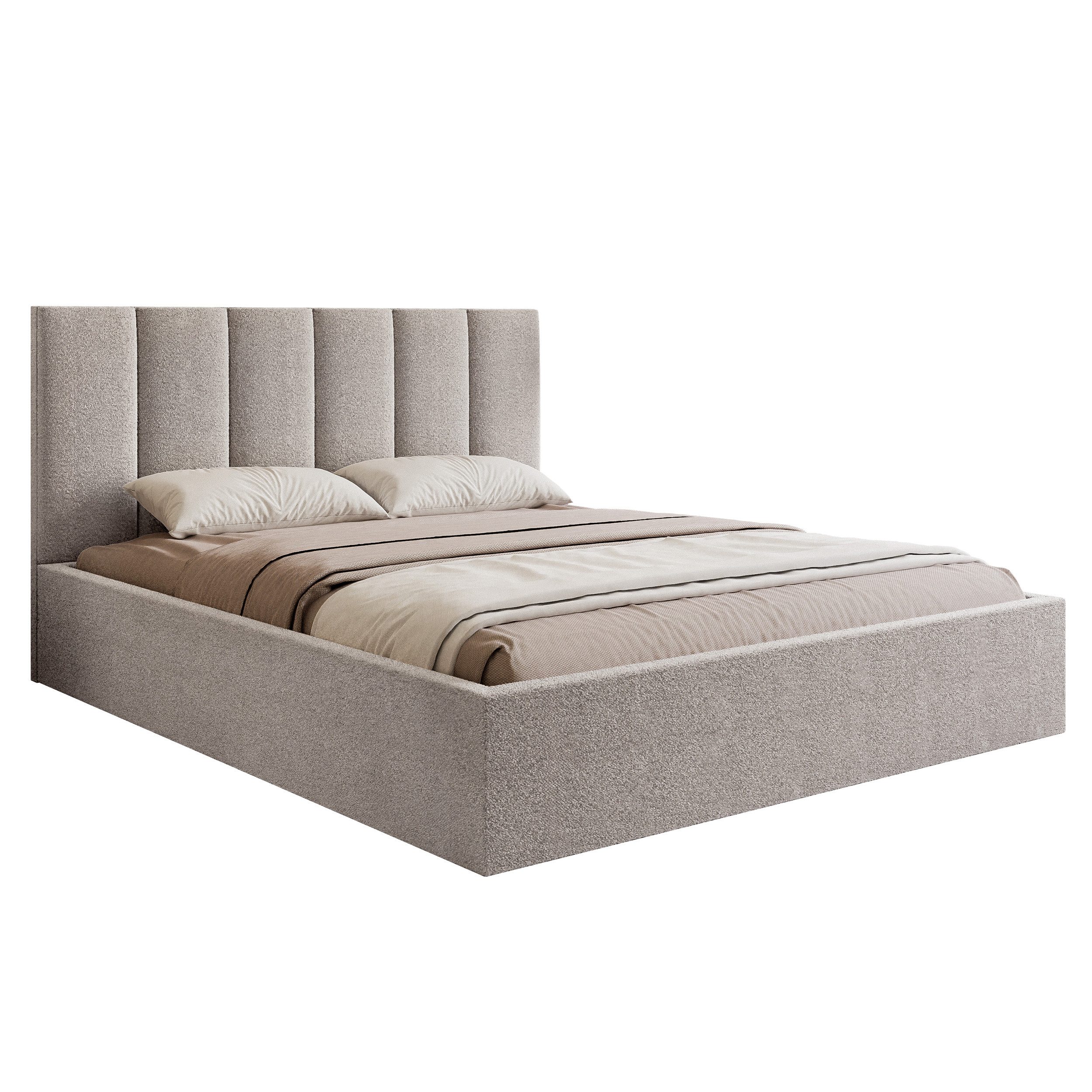 Goldstoff Polsterbett Polsterbett mit Stauraum und günstig online kaufen