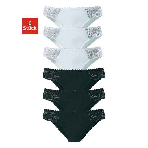 petite fleur Jazz-Pants Slips (Packung, 6-St) aus elastischer Baumwoll-Qualität