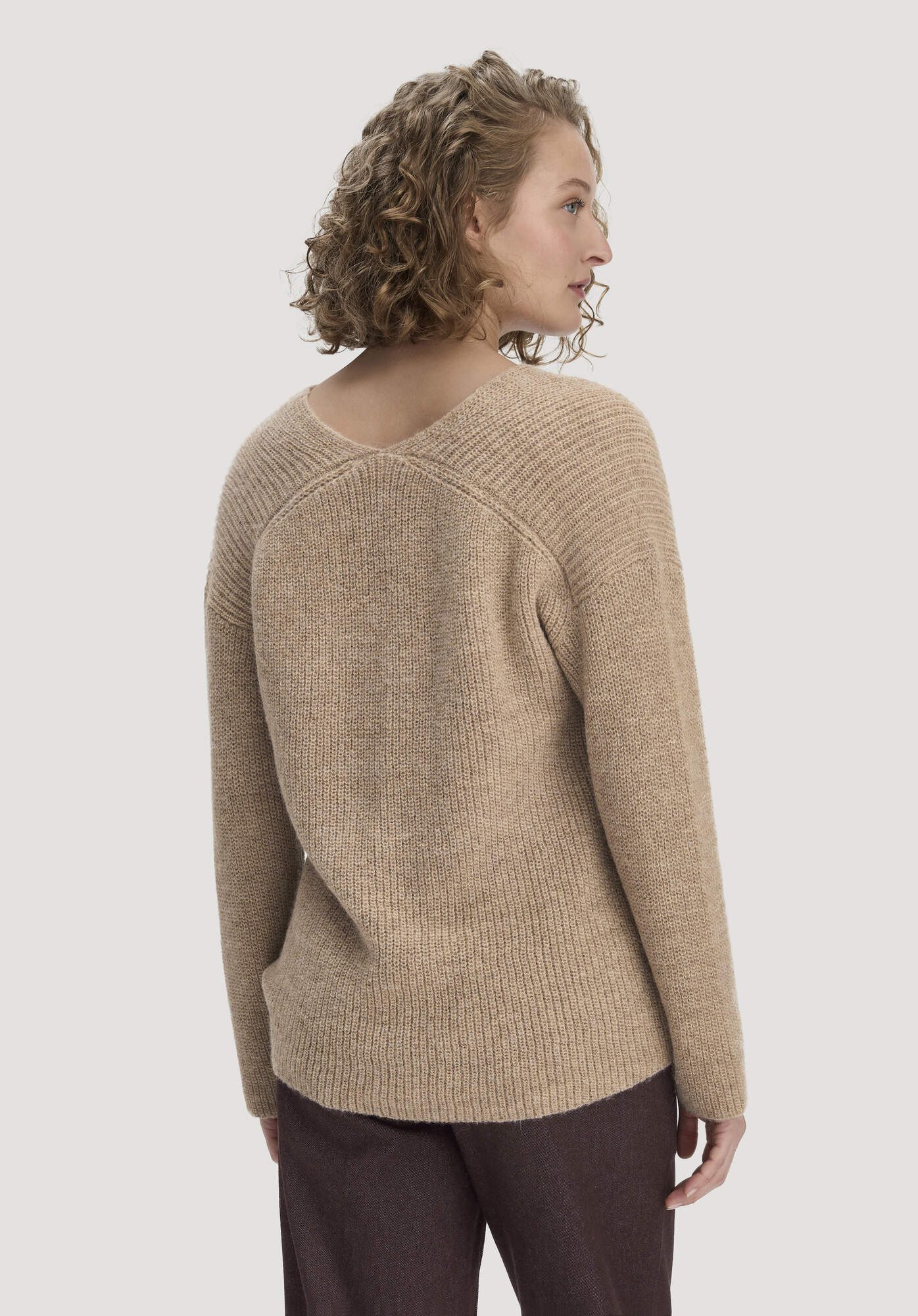 Hessnatur Strickpullover aus reinem Alpaka (1-tlg) – Bild 5 von 5